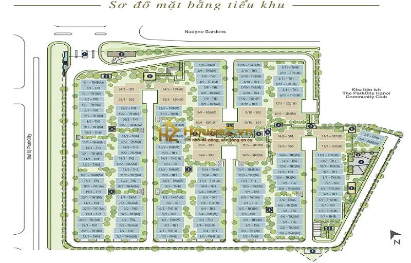 Hình ảnh dự án Evelyne Gardens - ParkCity Hà Nội