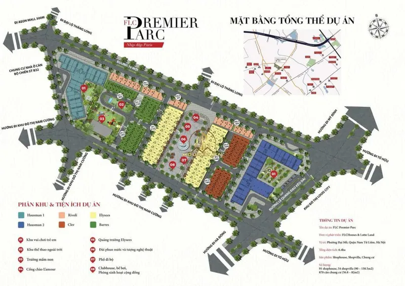 Hình ảnh dự án FLC Premier Parc Đại Mỗ