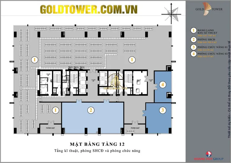 Hình ảnh dự án Gold Tower