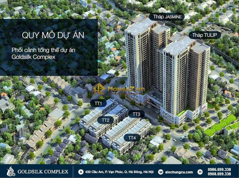 Hình ảnh dự án Goldsilk Complex