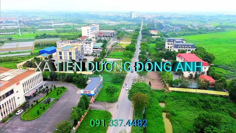 Hình ảnh dự án Green Link City nằm tại xã Tiên Dương, huyện Đông Anh, thành phố Hà Nội