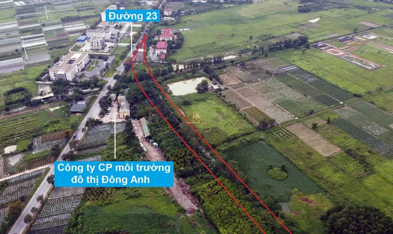 Hình ảnh dự án Green Link City nằm tại xã Tiên Dương, huyện Đông Anh, thành phố Hà Nội
