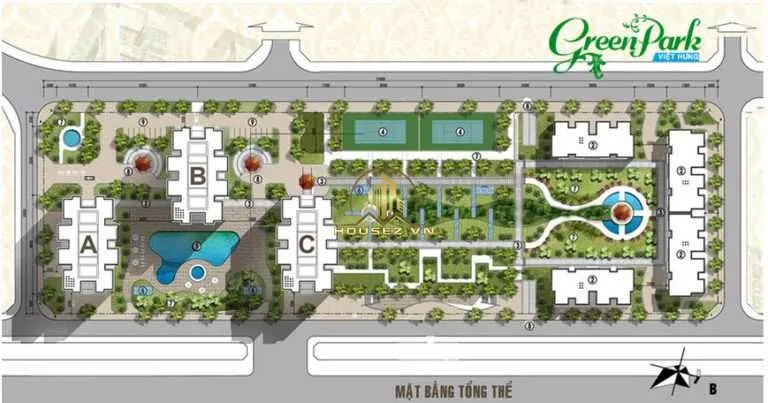Hình ảnh dự án Green Park CT15 Việt Hưng