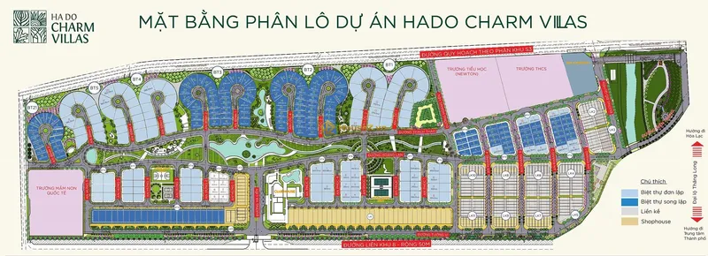 Hình ảnh dự án Hà Đô Charm Villas
