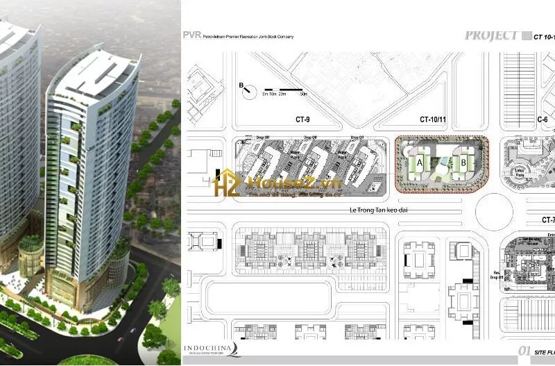 Hình ảnh dự án Hà Nội Time Towers