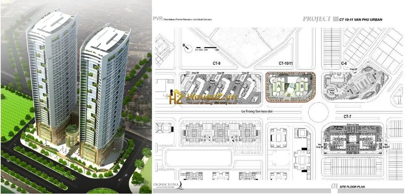 Hình ảnh dự án Hà Nội Time Towers