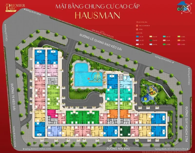 Hình ảnh dự án Hausman Premium Residences Mặt đường Lê Quang Đạo, KĐT FLC Premier Parc, Đại Mỗ, Nam Từ Liêm, Hà Nội