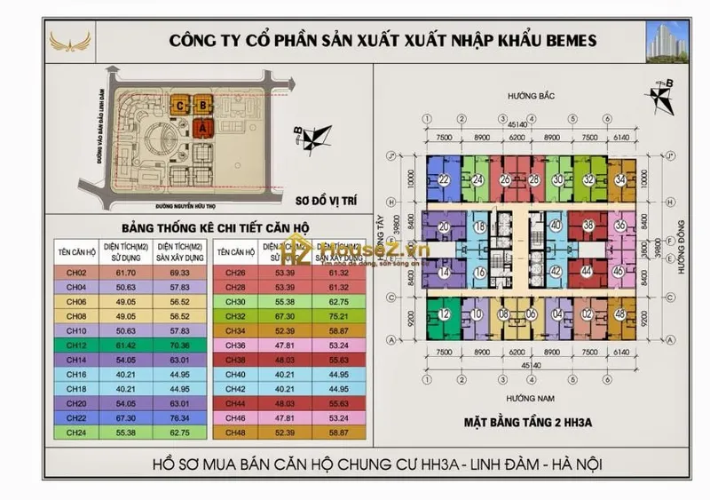 Hình ảnh dự án HH3 Linh Đàm