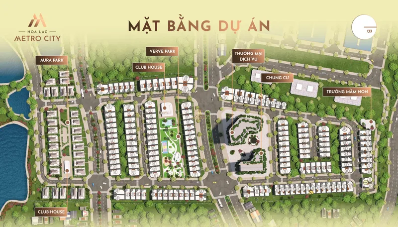 Hình ảnh dự án Hòa Lạc Metro City