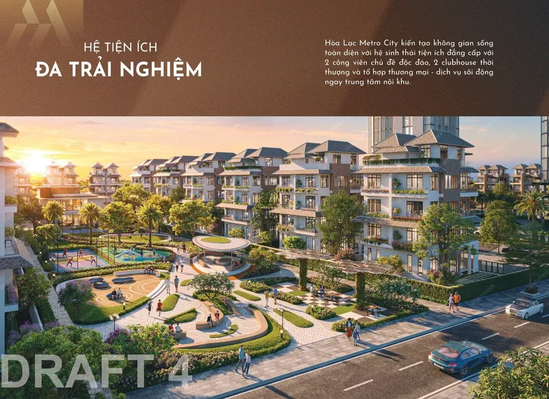 Hình ảnh dự án Hòa Lạc Metro City