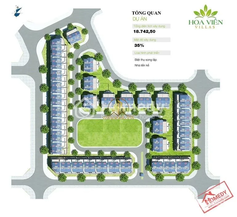 Hình ảnh dự án Hoa Viên Villas