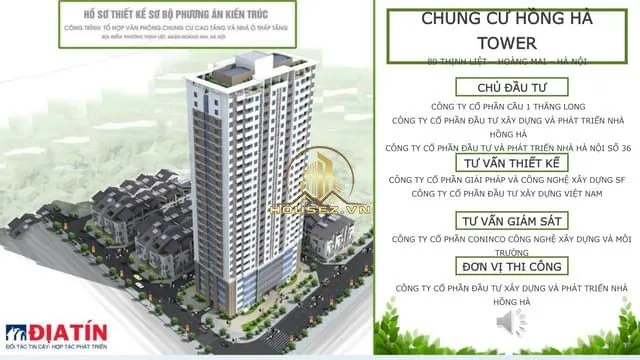 Hình ảnh dự án Hồng Hà Tower