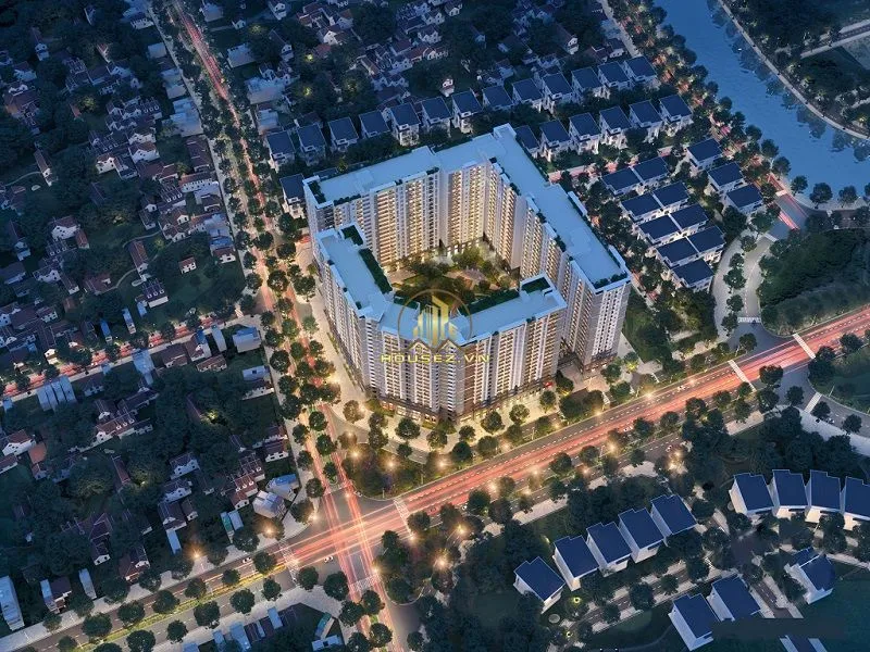 Hình ảnh dự án Hope Residence nằm tại lô đất B8, đường Nguyễn Lam, phường Phúc Đồng, quận Long Biên, thành phố Hà Nội
