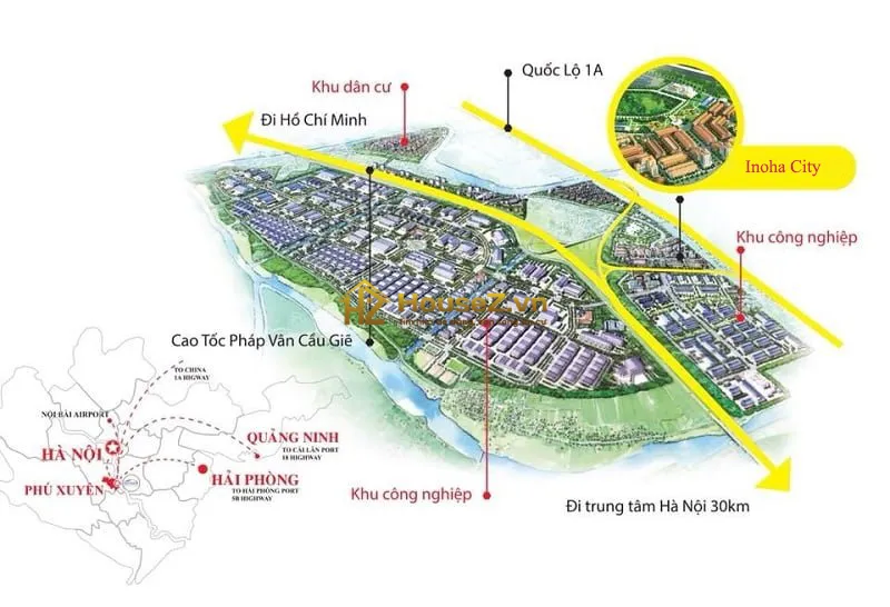 Hình ảnh dự án KĐT Inoha City Phú Xuyên