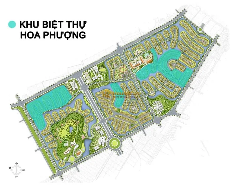 Hình ảnh dự án Khu biệt thự Hoa Phượng