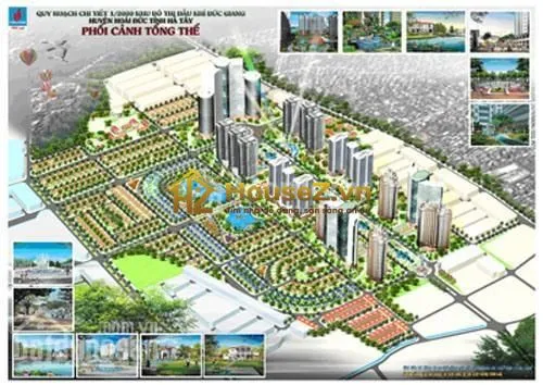 Hình ảnh dự án Khu đô thị Dầu khí Đức Giang