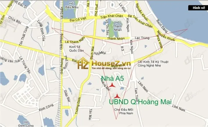 Hình ảnh dự án Khu đô thị Đền Lừ II có địa chỉ tại đường Đền Lừ, phường Hoàng Văn Thụ, quận Hoàng Mai, thành phố Hà Nội