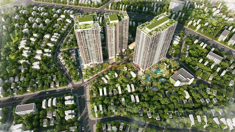 Hình ảnh dự án Khu đô thị Đền Lừ II có địa chỉ tại đường Đền Lừ, phường Hoàng Văn Thụ, quận Hoàng Mai, thành phố Hà Nội