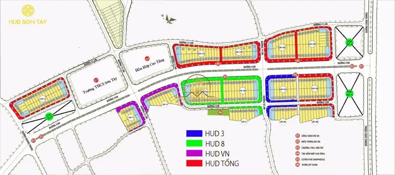 Hình ảnh dự án Khu đô thị HUD Sơn Tây