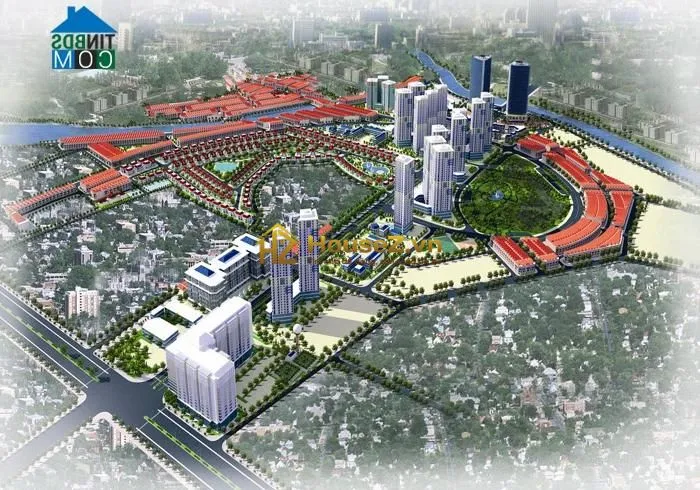 Hình ảnh dự án Khu đô thị Mỗ Lao tọa lạc tại phường Mộ Lao, quận Hà Đông, thành phố Hà Nội.