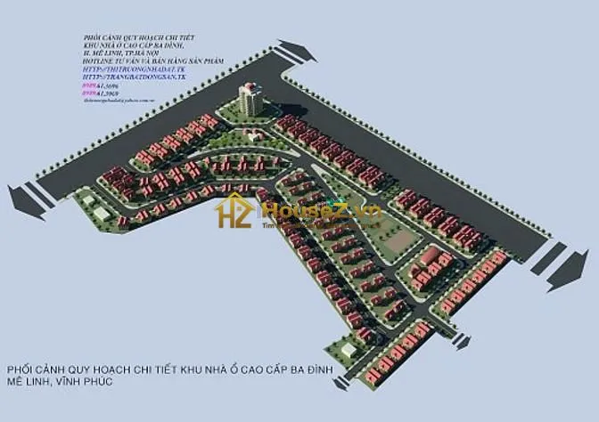 Hình ảnh dự án Khu đô thị mới Ba Đình - Mê Linh