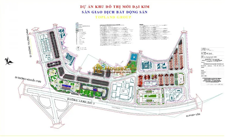 Hình ảnh dự án Khu đô thị mới Đại Kim - Định Công