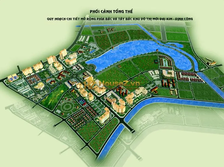 Hình ảnh dự án Khu đô thị mới Đại Kim - Định Công