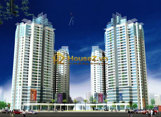 Hình ảnh dự án Khu đô thị mới Đông Nam Trần Duy Hưng nằm trên địa bàn phường Trung Hòa (quận Cầu Giấy) và phường Nhân Chính (quận Thanh Xuân)