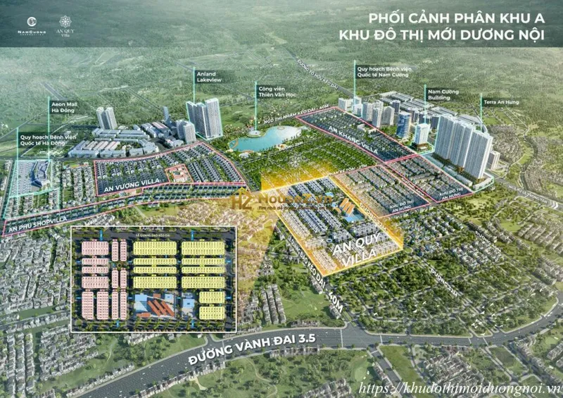 Hình ảnh dự án Khu đô thị mới Dương Nội