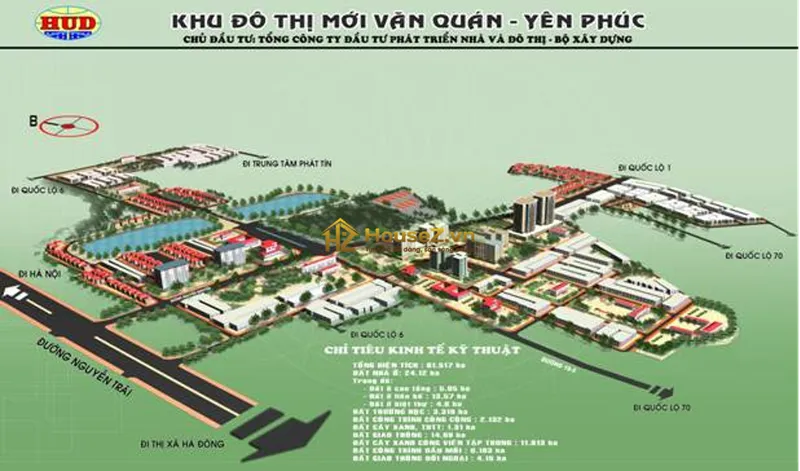 Hình ảnh dự án Khu đô thị mới Văn Quán