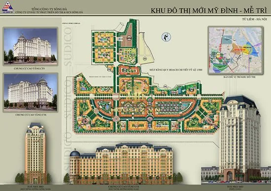 Hình ảnh dự án Khu đô thị Mỹ Đình Sông Đà - Sudico