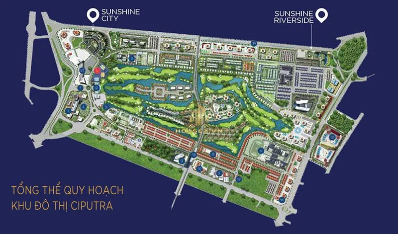 Hình ảnh dự án Khu đô thị Nam Thăng Long - Ciputra