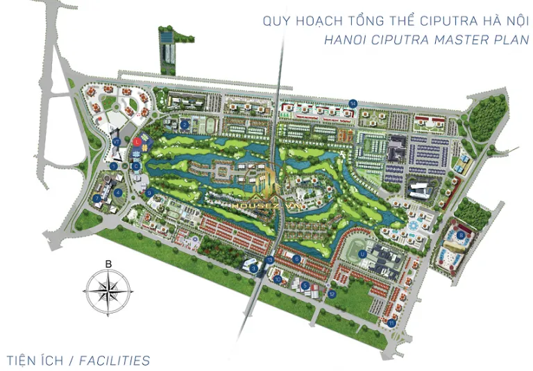Hình ảnh dự án Khu đô thị Nam Thăng Long - Ciputra