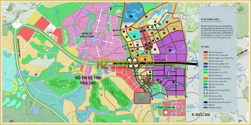 Hình ảnh dự án Khu đô thị Phú Cát City tọa lạc tại xã Thạch Hòa, huyện Thạch Thất, thành phố Hà Nội