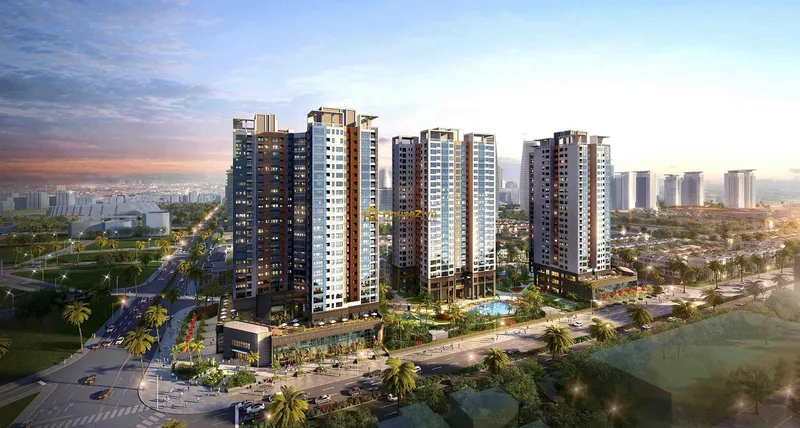 Hình ảnh dự án Khu đô thị Starlake Tây Hồ Tây tọa lạc trên trục đường Nguyễn Văn Huyên kéo dài, trải rộng trên địa giới hành chính các phường Xuân La (quận Tây Hồ), Nghĩa Đô (quận Cầu Giấy), Xuân Tảo và Cổ Nhuế (quận Bắc Từ Liêm), Hà Nội