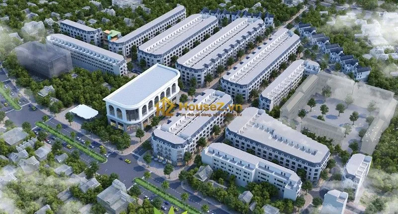 Hình ảnh dự án Khu đô thị Thuần Nghệ Green City tọa lạc tại khu vực đường Thuần Nghệ, thuộc địa bàn thị xã Sơn Tây, thành phố Hà Nội