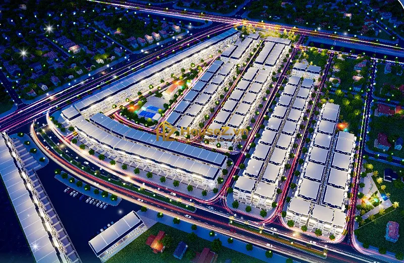 Hình ảnh dự án Khu đô thị Thuần Nghệ Green City tọa lạc tại khu vực đường Thuần Nghệ, thuộc địa bàn thị xã Sơn Tây, thành phố Hà Nội