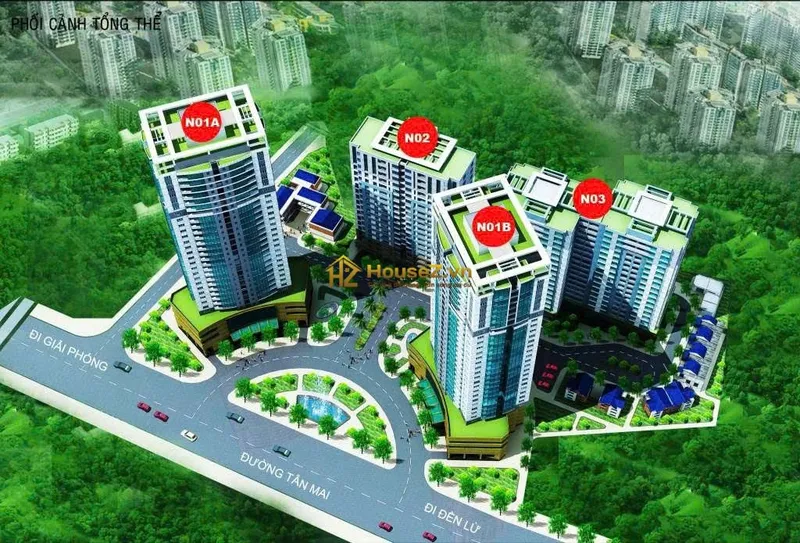 Hình ảnh dự án Khu nhà ở Quân đội K35 Tân Mai