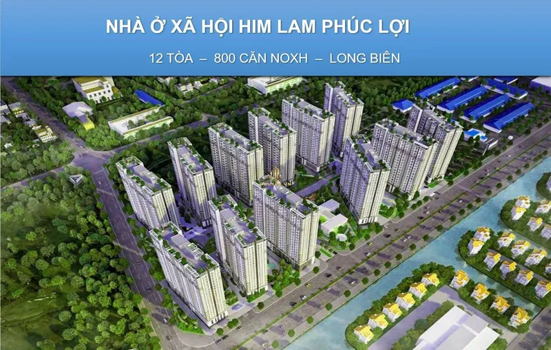 Hình ảnh dự án Khu nhà ở xã hội Him Lam Phúc Lợi