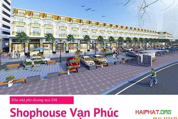 Khu nhà phố thương mại 24h Vạn Phúc