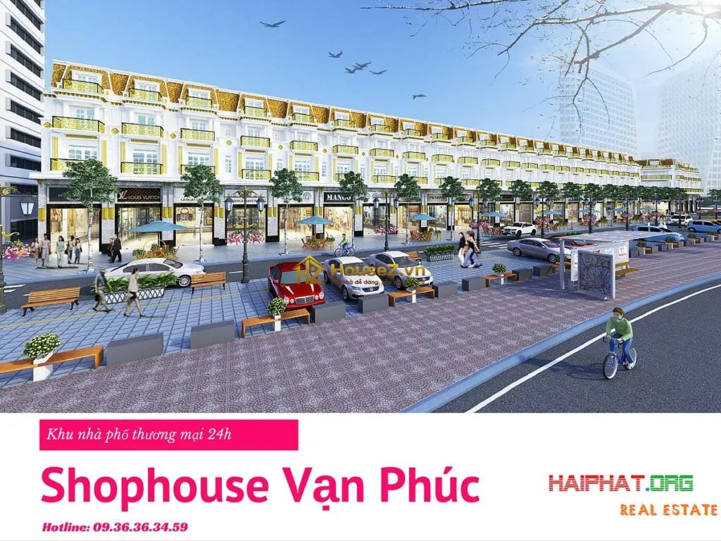 Khu nhà phố thương mại 24h Vạn Phúc