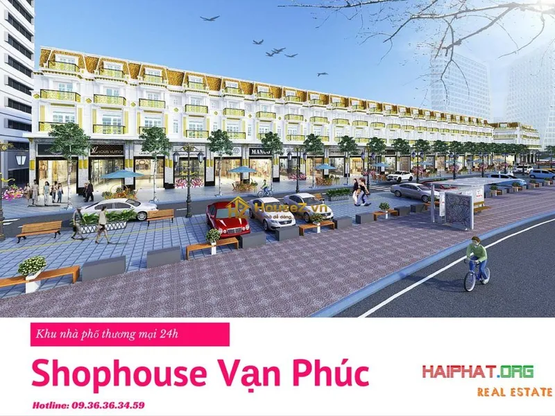 Hình ảnh dự án Khu nhà phố thương mại 24h Vạn Phúc
