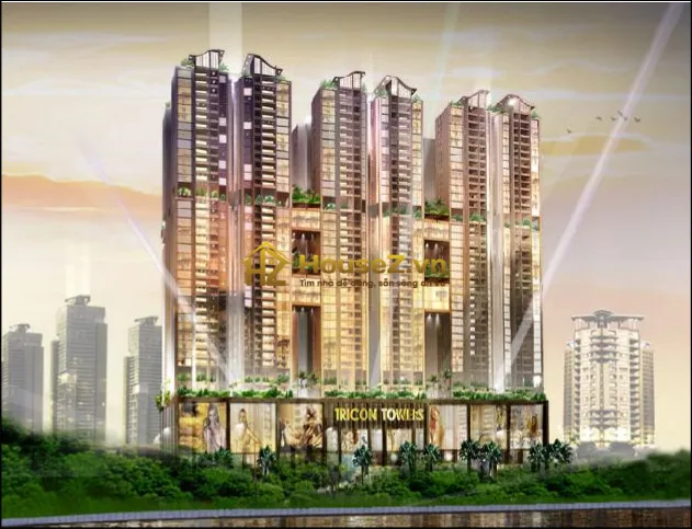 Hình ảnh dự án Khu phức hợp Tricon Towers