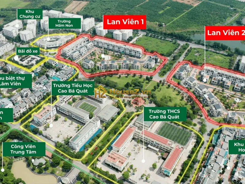 Hình ảnh dự án Lan Viên Villa