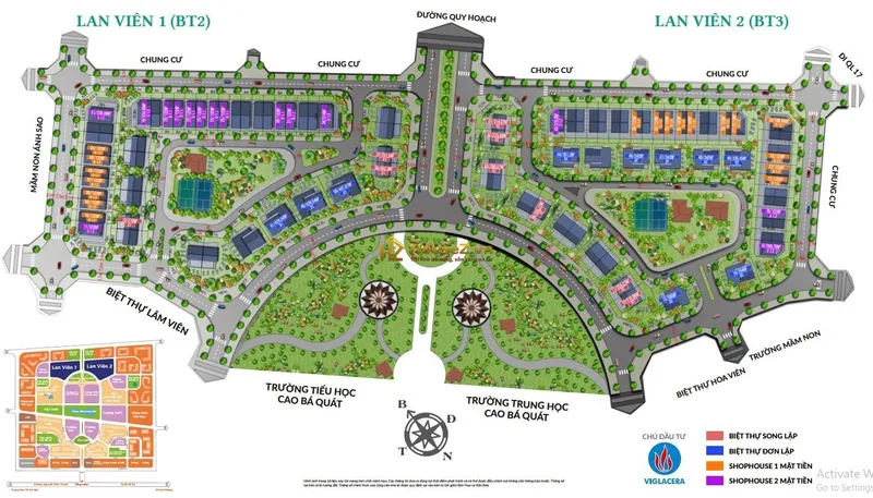 Hình ảnh dự án Lan Viên Villa
