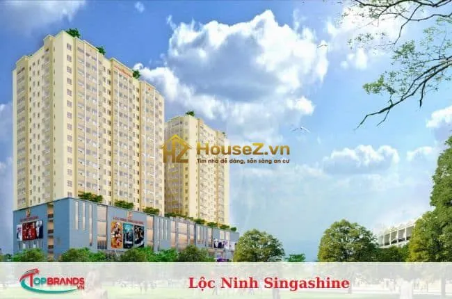 Hình ảnh dự án Lộc Ninh Singashine