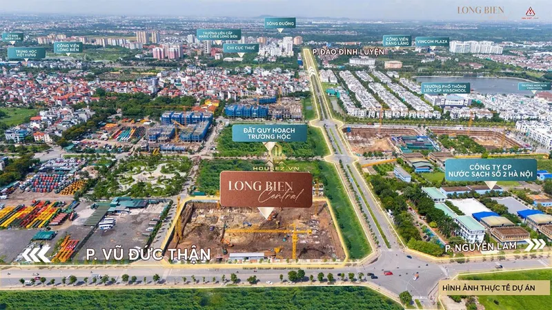 Hình ảnh dự án Long Biên Central