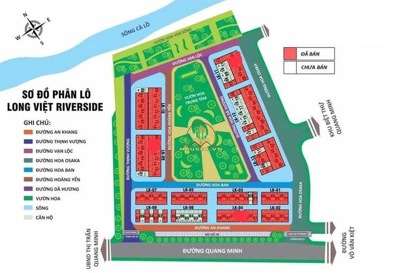 Hình ảnh dự án Long Việt Riverside