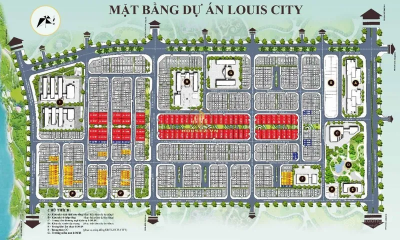 Hình ảnh dự án Louis City Đại Mỗ
