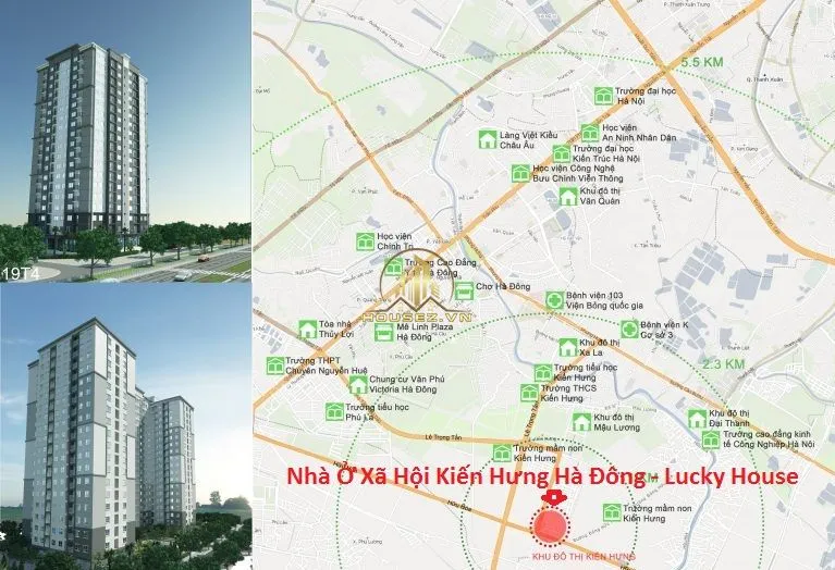Hình ảnh dự án Lucky House Kiến Hưng